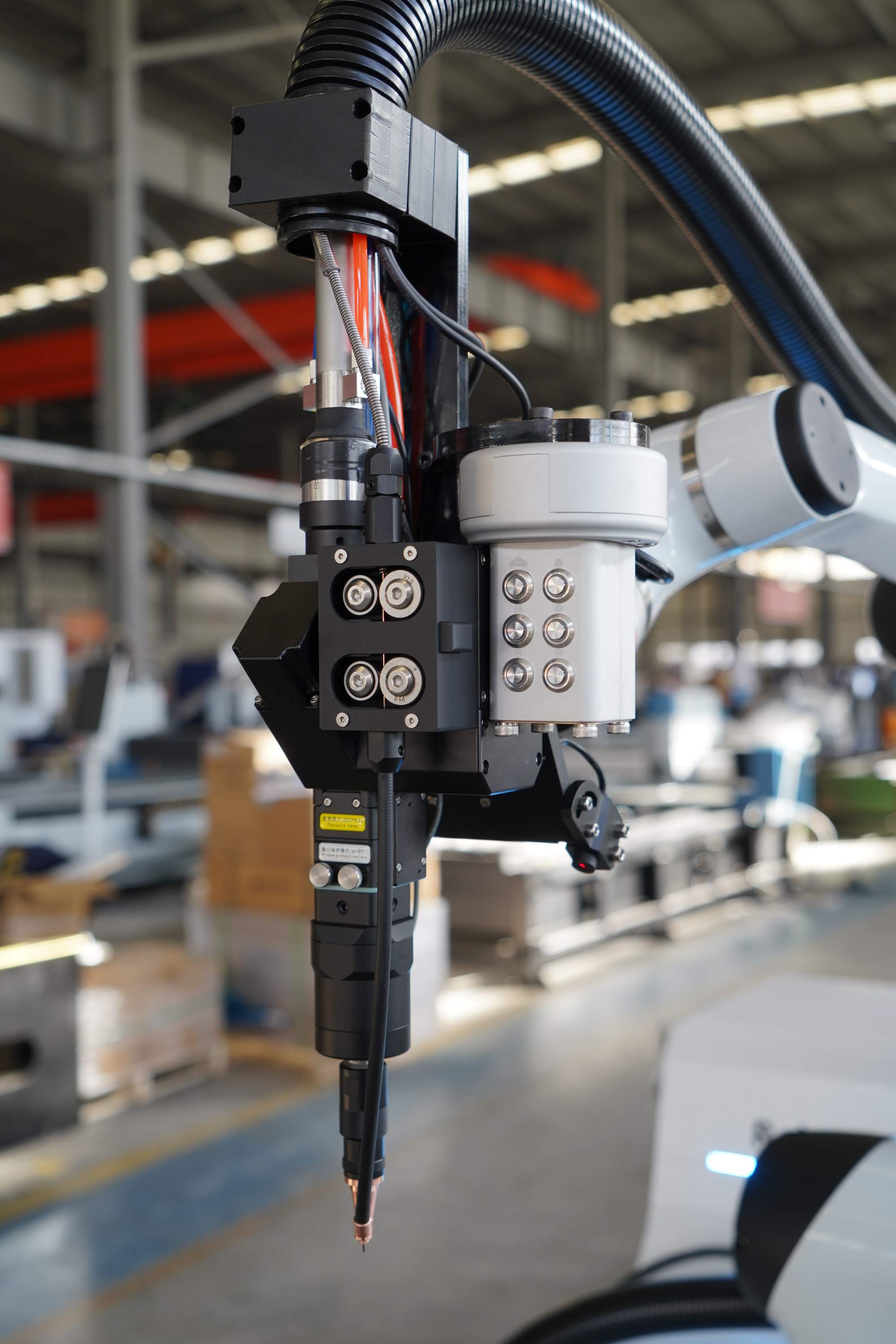 Máquina robótica de solda a laser