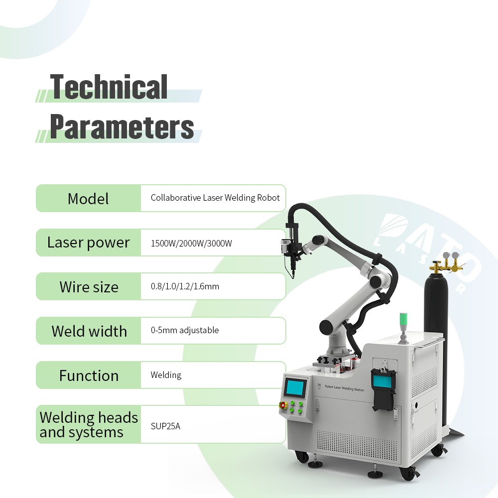M&aacute;quina de solda a laser rob&oacute;tica colaborativa HJR-S