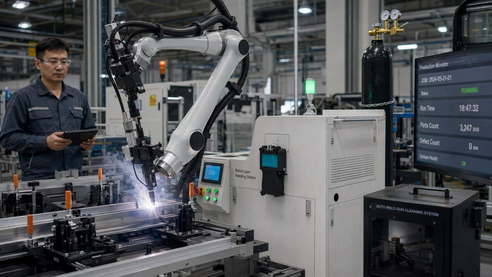 Custo de manuten&ccedil;&atilde;o e vida &uacute;til da m&aacute;quina rob&oacute;tica de soldagem a laser: o guia completo para fabricantes