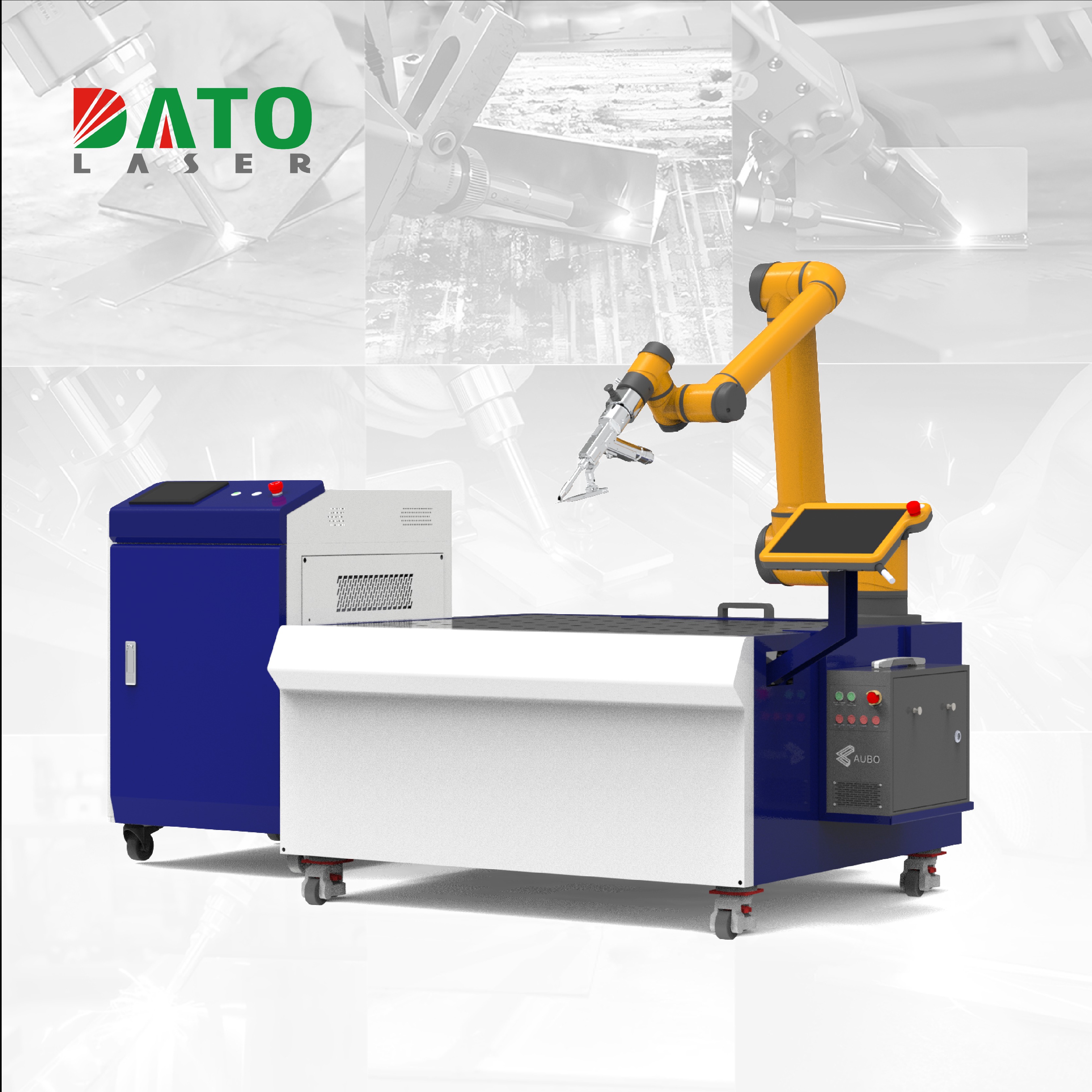 Rob&ocirc; de soldagem a laser autom&aacute;tico 3 em 1 sem contato DT-HJR